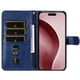 thumbnail image 2 of Funda con Cremallera para iPhone 16 Pro Max, Carcasa Cartera de Cuero PU con Soporte y Tarjetero, 2 of 6