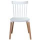 thumbnail image 4 of Silla S-51 Blanco / Cafe Claro, 4 of 5
