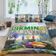 thumbnail image 2 of Pikmin Conjunto de sábanas temático, trío de piezas, cómodo y amigable con la piel, diseño único, regalo de decoración para el hogar para familiares, amigos y fans,173cm *218cm, 2 of 6