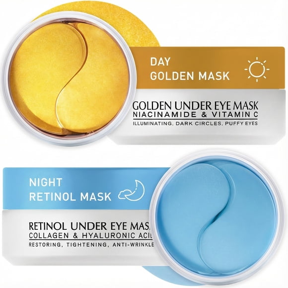 Kit de parches para debajo de los ojos Enaskin Naturals Retinol & Golden Gel
