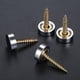thumbnail image 3 of Set 4 Tornillos Con Tapa Instalación Espejos Decorativos plateado 14mm, 3 of 5