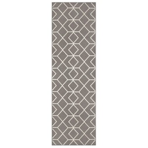 Modalfo - Alfombra Pasillo Kashan King Gris 61 X 213 Cm