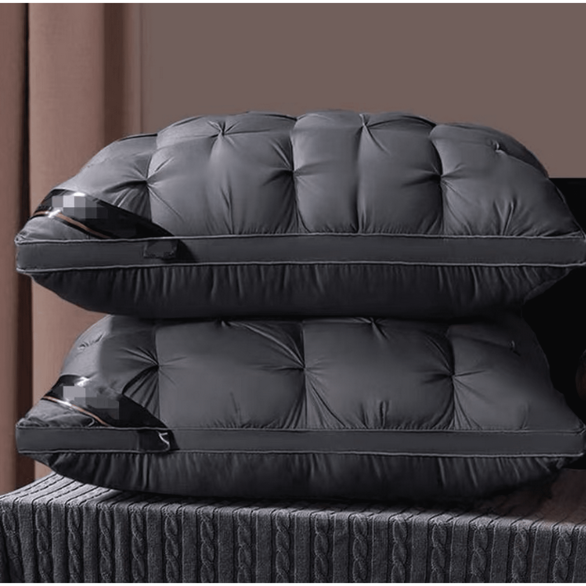 Mundo Shopping - Almohada Genérica Estándar Firme Micro Fibra Extra Suave