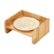 thumbnail image 4 of Pottery Cat Bowl Madre Ratriz De Establo Práctico Para Gatitos Pequeñas Mascotas Beige, 4 of 5