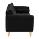thumbnail image 5 of Sofa Retro 2c Felpa 05 Negro, 5 of 6