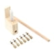 thumbnail image 4 of Kit de reparación de pines de puente de guitarra para caja de resonancia de guitarra, reparación profesional, portátil, compacto, mejora el volumen de Tipo de perno de cobre, 4 of 5
