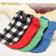 thumbnail image 4 of Uxcell Chaleco de Forro Polar para Perros, Abrigo de Forro Polar Elástico con Anillo para Correa Ropa Gruesa de Invierno para Mascotas Suave (S, Sólido, Negro/Gris, 2 Paquetes), 4 of 7