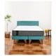 thumbnail image 1 of Cama Europea Zen Best 2 Plazas Colchon Resortes Base Dividida + Respaldo Tela Turquesa, 1 of 6