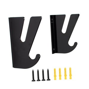 Ioensy - Estante De Exhibición De Montaje En Pared Para Monopatín, Almacenamiento De Herramientas Para Esquís, Kitesurf, Snowboard, Negro