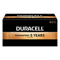 Batería Alcalina Duracell Coppertop De 9 V, Paquete De 12