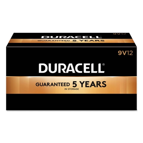 Batería Alcalina Duracell Coppertop De 9 V, Paquete De 12