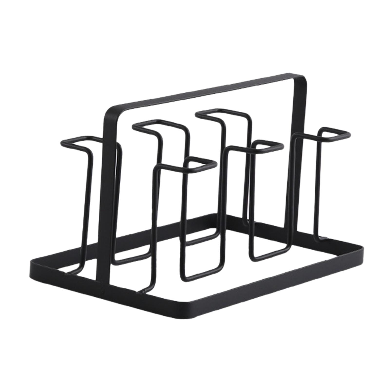 Magideal - Organizador De Tazas, Estante De Secado De Tazas, Soporte De Soporte De Tazas De Vidrio Resistente Y Fácil De Limpiar Multiusos, Estante De Almacenami