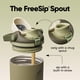 thumbnail image 2 of Botella de agua Owala FreeSip Sway con aislamiento de acero inoxidable de 900 ml, 2 of 7