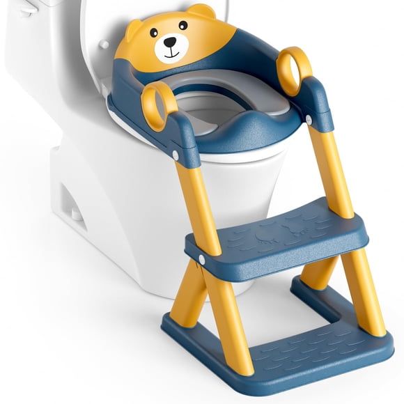 Asiento para ir al baño RABB 1ST Upgrade para niños pequeños, inodoro 2 en 1