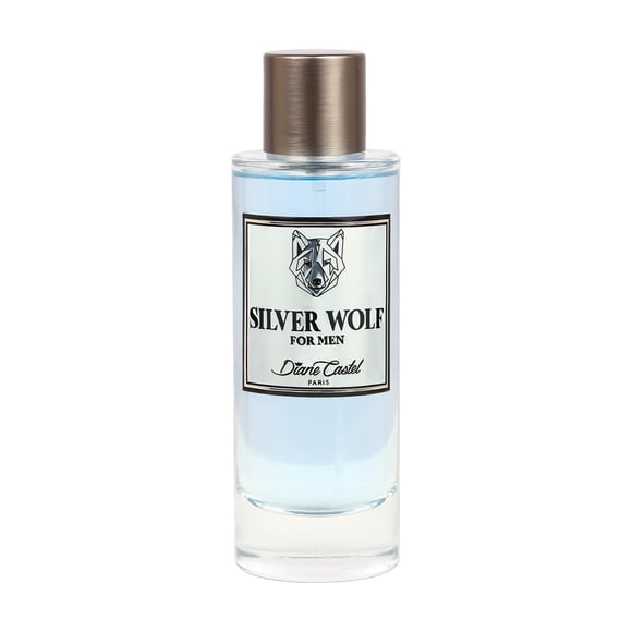 Colonia Diane Castel Silver Wolf, 100 ml, Woody Citrus para hombre
