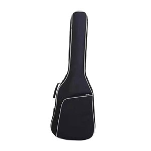 Magideal - Bolsa De Guitarra Con Bolsillos Frontales Con Cremallera, Correa De Hombro Ajustable Y Acolchada Portátil, Estuche De Transporte De Guitarra A Prueba
