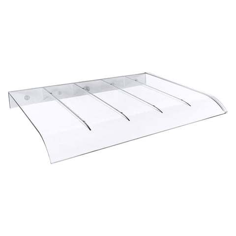 Magideal - Toldo Para Patio, Dosel Para Porche Al Aire Libre, Cubierta Transparente, Puerta De Entrada, Ventana, Toldo Para Puerta Exterior, Para Balcón, Patio, , 50X40Cm Largo X An 50X40Cm Largo X Ancho