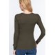 thumbnail image 4 of Top Térmico Largo Con Cuello En V Y Tapeta, 4 of 5