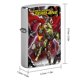 thumbnail image 2 of Kamen Rider-theme Copper Metal Lighter Shell, Premium Replacement Refillable Lighter Case with Durable Metal Construction, Compatible with Zippo and Most Standard Lighter Models, 2 of 6