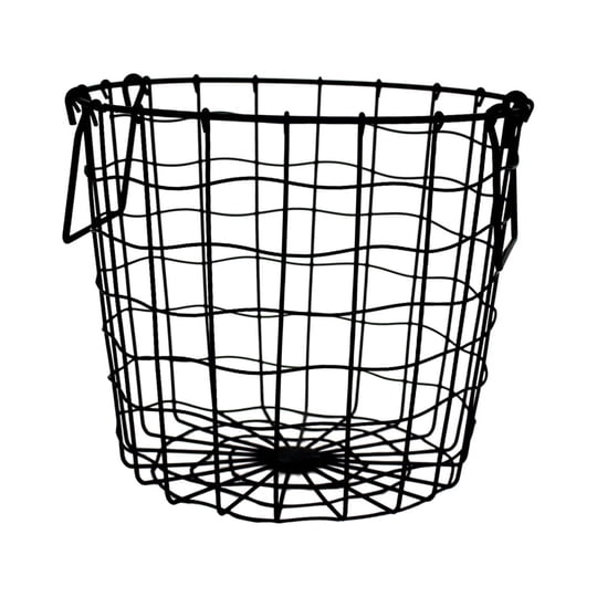 Uucntr - Cesta De Alambre Con Asas, Cesta De Lavandería Ahuecada Para Organizador, Despensa Y Hogar