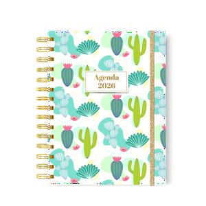 Fati - Agenda 2026 Cactus 2 Días Por Página