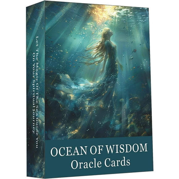 Baraja de cartas del Oráculo GZSYXHJYXGS Océano de sabiduría bajo el mar