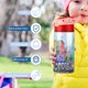 thumbnail image 5 of Mia y CodieBotella de Agua con Tapa Pop Top de Un Toque, Acero Inoxidable, a Prueba de Fugas, para Deportes, Botella Infantil rosa 12 oz, 5 of 6