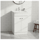 thumbnail image 1 of Mueble Vanitorio 60x47 cm Blanco Con Lavamanos Y Grifería ¡Listo para Instalar!, 1 of 5
