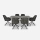thumbnail image 1 of Juego De Comedor Florencia Rectangular 6 Sillas Gris - Sg, 1 of 8