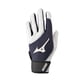 thumbnail image 1 of Guantes de bateo Mizuno MVP de béisbol para adultos, color blanco, tamaño mediano, 1 of 1