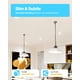 thumbnail image 4 of Aro embellecedor Sunco Lighting de 8,6" de diámetro exterior, blanco mate, 4 of 6