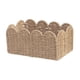 thumbnail image 4 of Canasta de almacenamiento tejida a mano imitación de canasta de ratán Organizador de escritorio Box contenedor de contenedores para sala de estar de 21x13x11cm, 4 of 5