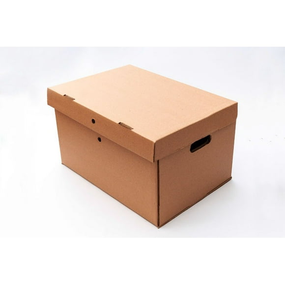 Pack 5 cajas de cartón tipo STOREBOX 38x29.5x24.5 CM. Tatou pack