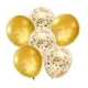 thumbnail image 3 of 6 Piezas 12 Pulgadas Globos De Látex Metálico Lentejuelas Globos Decoración De Fiesta De Navidad Dorado, 3 of 5