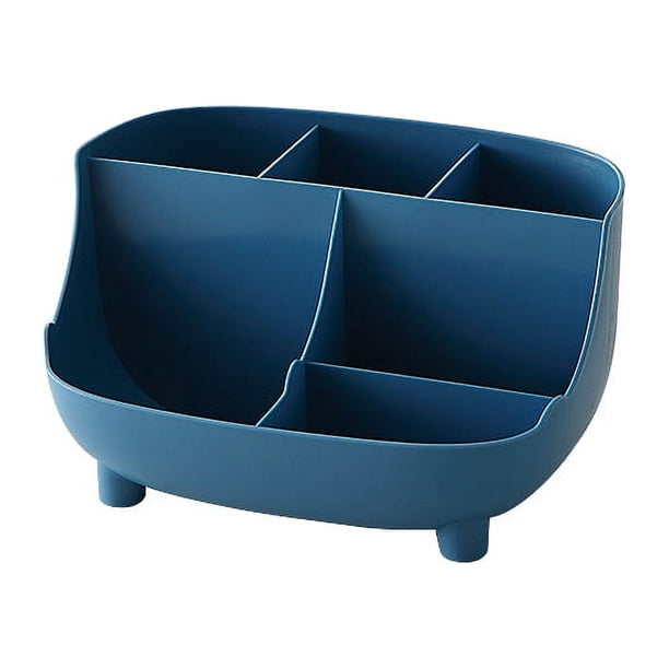 6-Grid Desktop Organizer: The Perfect Desk Storage Solution for School & Office Supplies!