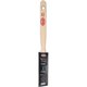 thumbnail image 1 of Pincel Glidden de 2,5 cm con mango de madera y cinta angular, 1 of 8