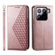 thumbnail image 3 of Funda Flip FOXDOCK para Xiaomi 15 , Estilo Billetera con Diseño Rombo, Correa de Mano y Soporte, Uso Diario, 3 of 6