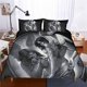 thumbnail image 1 of Skull Beauty Tattoo Quilt Duvet Cover Set Bedding Doona Cover Bedclothes Queen3-Piece Bedding Set, 1 of 5