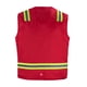 thumbnail image 2 of Chaleco Geólogo Gabardina Dual Hi-Vis Con Cinta Día y Noche Hombre Rojo, 2 of 2