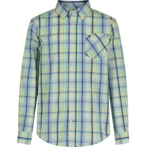 Camisa Tommy Hilfiger De Manga Larga A Cuadros Junto Al Mar Para Niños, 8 Años