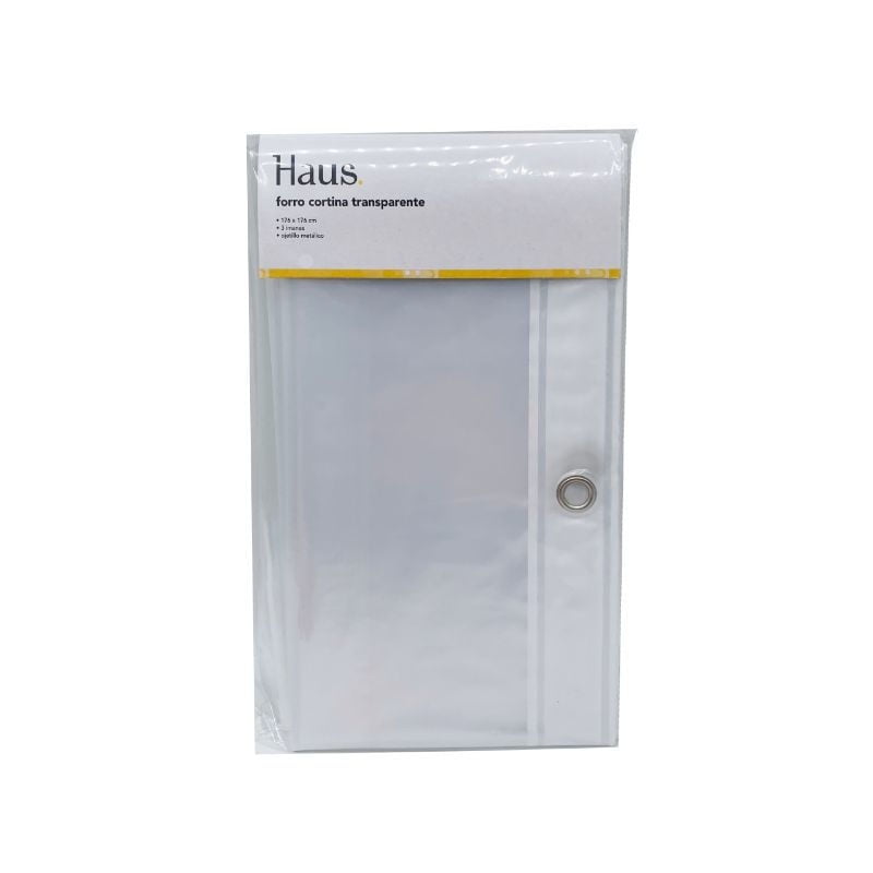 Forro Cortina 175x175 Cm Transparente 1 Un Haus