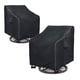 thumbnail image 1 of Funda para Silla Lounge Giratoria de Exterior LSongSKY 2 piezas Negra, 1 of 9