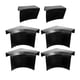 thumbnail image 3 of 6 piezas de revestimientos de mesa de billar, revestimientos de bolsillo para mesa de billar, 4 esquinas, para mesa de billar Snooker (negro), 3 of 5