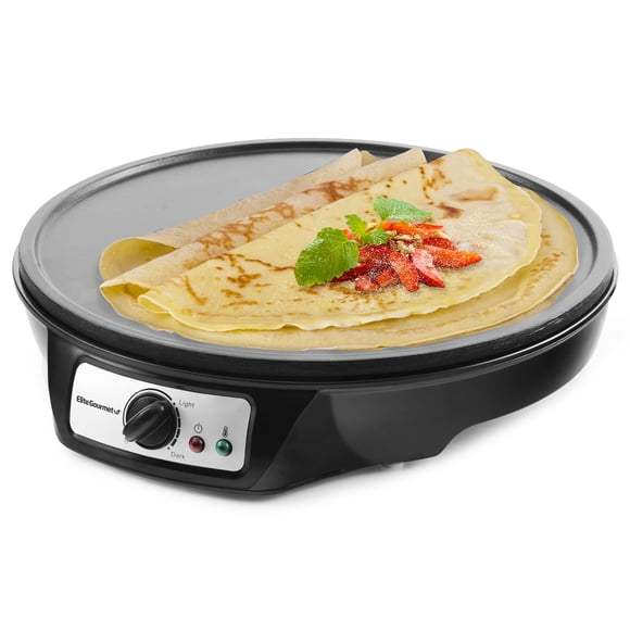 Crepera eléctrica Elite Gourmet ECP-126 30 cm negra