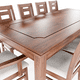 thumbnail image 4 of Juego de Comedor Sevilla 10 Sillas Nogal Mesa Rectangular Madera, 4 of 5