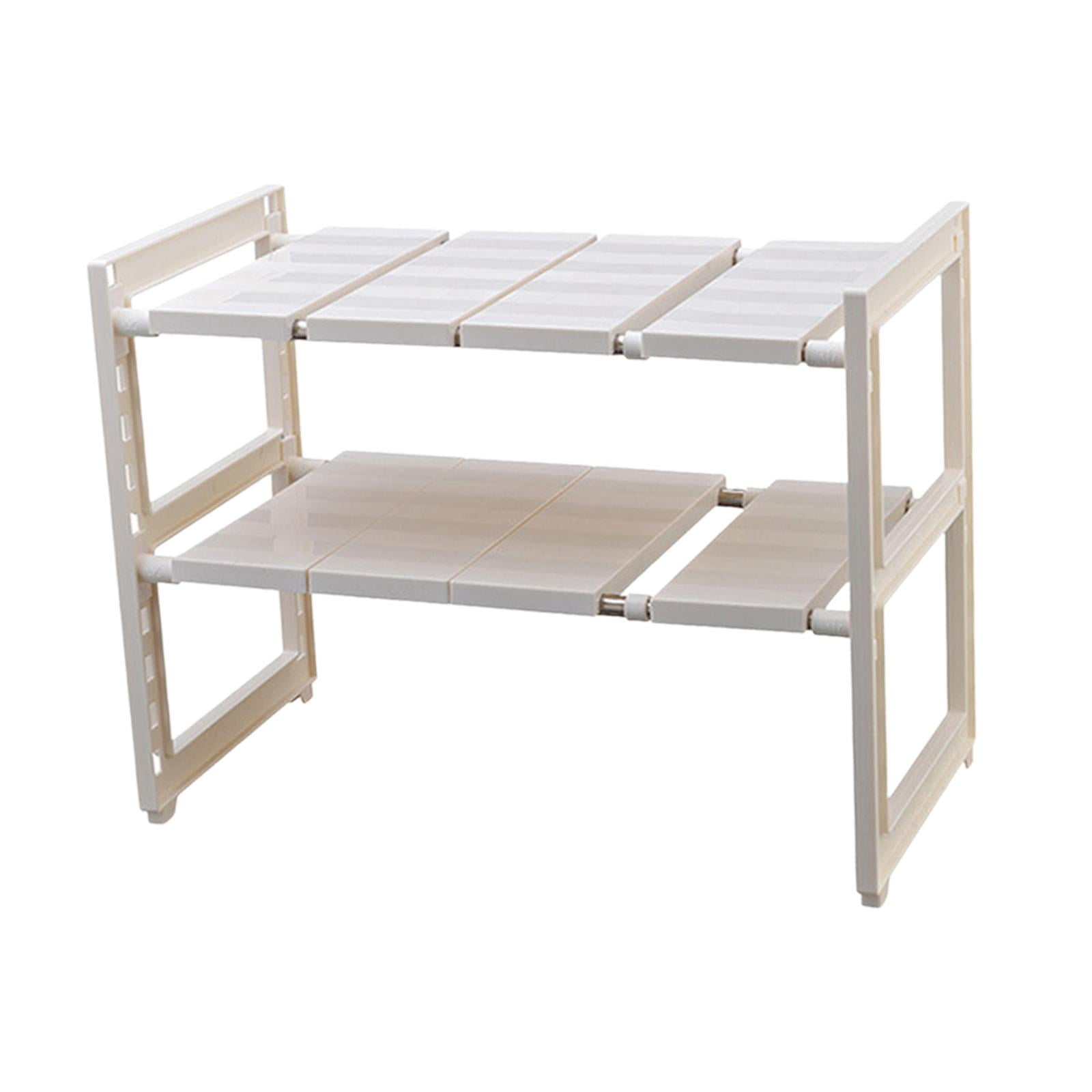 Magideal - Estante Debajo Del Fregadero, Estante De Almacenamiento Debajo Del Gabinete, Resistente, Ajustable, Multiusos Para Sala De Estar, Gabinete, Cocina Del 8 Paneles