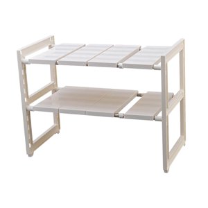 Magideal - Estante Debajo Del Fregadero, Estante De Almacenamiento Debajo Del Gabinete, Resistente, Ajustable, Multiusos Para Sala De Estar, Gabinete, Cocina Del 8 Paneles