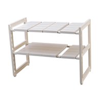 Magideal - Estante Debajo Del Fregadero, Estante De Almacenamiento Debajo Del Gabinete, Resistente, Ajustable, Multiusos Para Sala De Estar, Gabinete, Cocina Del 8 Paneles