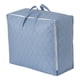 thumbnail image 1 of 1 Pcs Bolsa de Almacenamiento de Ropa, Bolsa de Almacenamiento Plegable, Bolsa de Mudanza Ondulada para Organizar Edredones, Organizador de Armario y Almacenamiento con Asas Azul 24*10.6*20.5in, 1 of 6