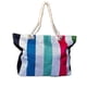 thumbnail image 5 of Bolso Playa Lona Algodón Lineas Con Cierre Y Bolsillo, 5 of 9